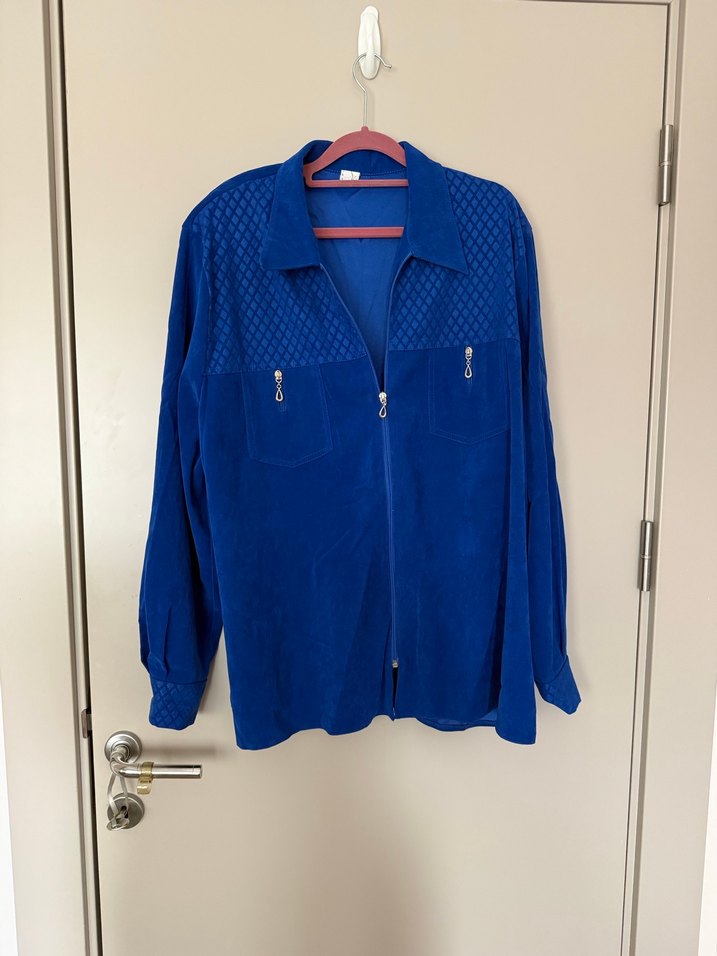 Mavi Denim Düğmeli Kadın Ceket - Görsel 4