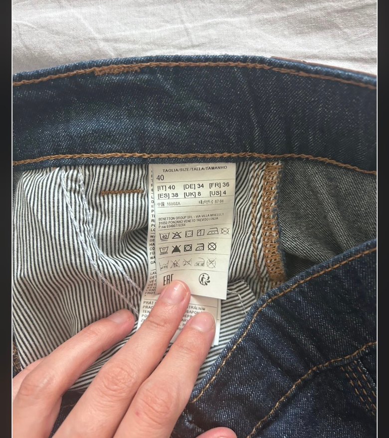 Benetton Denim Etek - Görsel 5