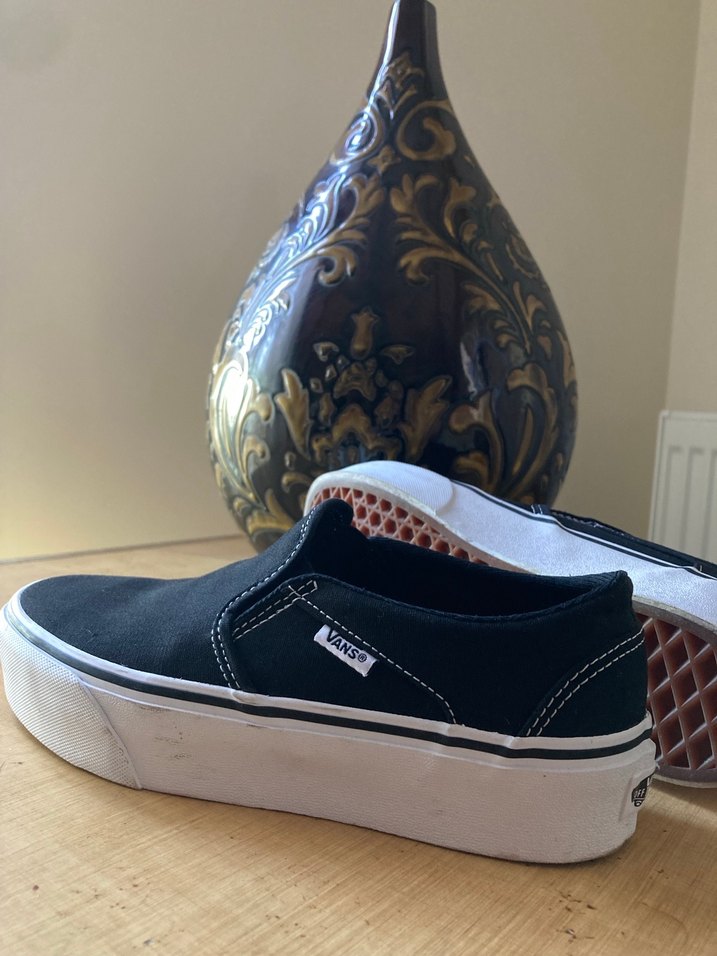 Vans Siyah Slip-On Kadın Sneaker - Görsel 4