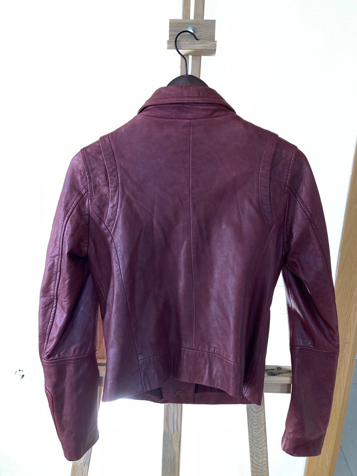 Stradivarius Gerçek Deri Ceket - Görsel 5