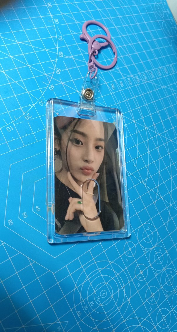 pembe-mor tavsanlı Kartlık anahtarlık - Görsel 4