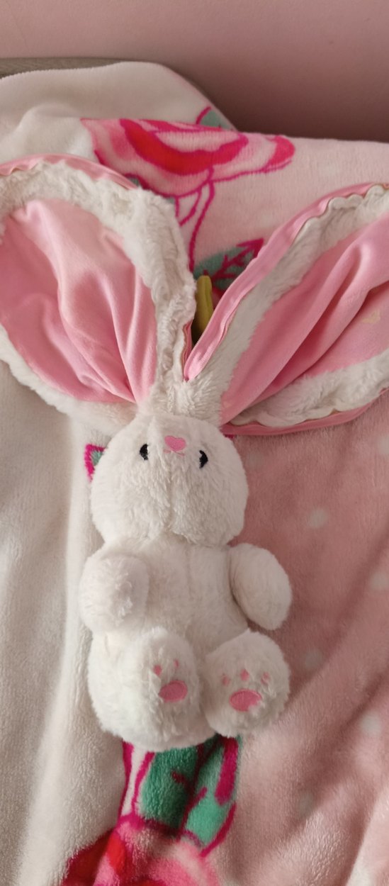 Pembe Renkli Peluş Çilek/Tavşan Oyuncak - Görsel 4