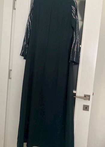 Kadın Uzun Payetli Nakışlı Elbise - Görsel 8