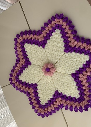 El Örgüsü Bohem Mor-Pembe lif takım - Görsel 4