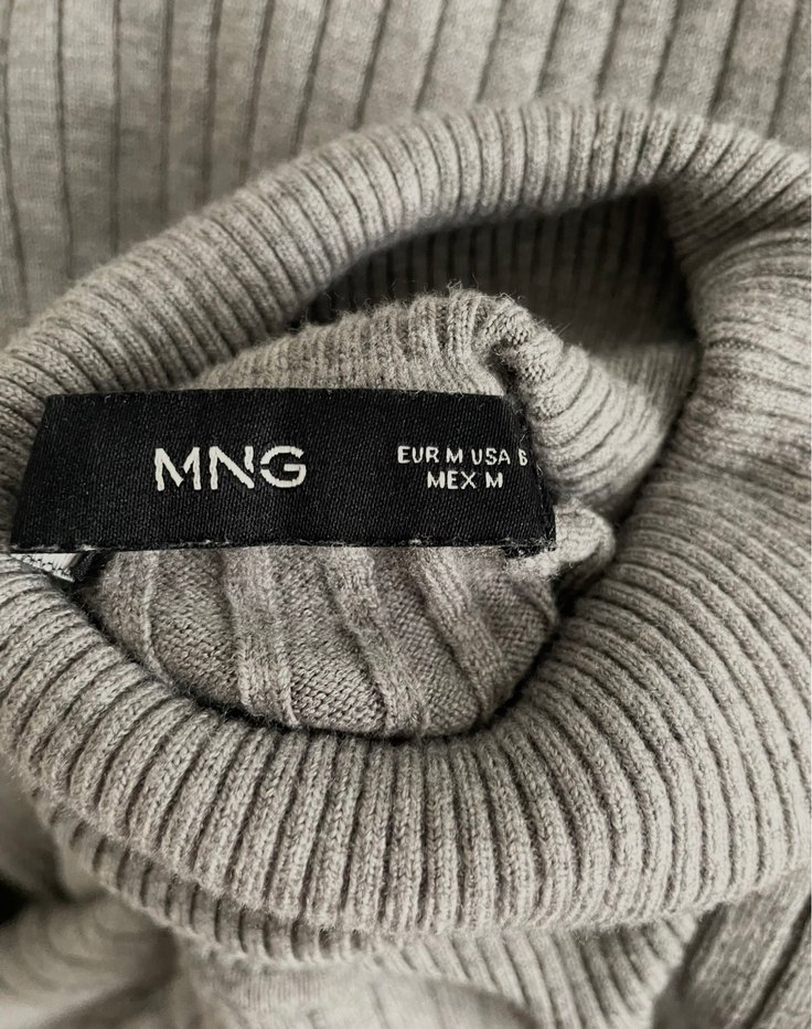 MANGO Kadın Uzun Triko Elbise - Görsel 3