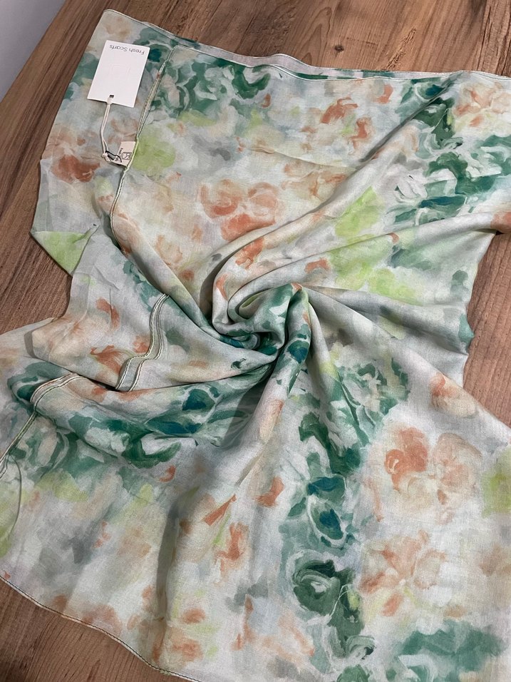 Fresh Scarfs Fiona desen Rami şal - Görsel 2