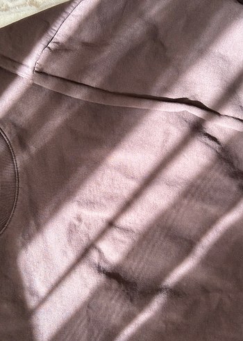 Uzun Kollu Kahverengi Salaş Tunik - Görsel 2