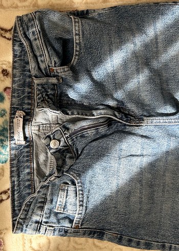 Gevşek Kesim Midi Kot Pantolon - Görsel 4