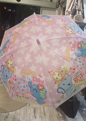 Renkli çocuk Şemsiye - Görsel 2