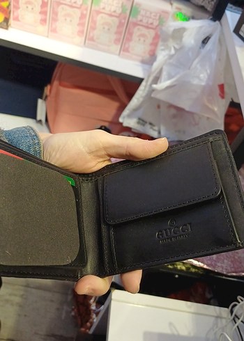 Siyah Desenli Erkek Cüzdanı - Görsel 2