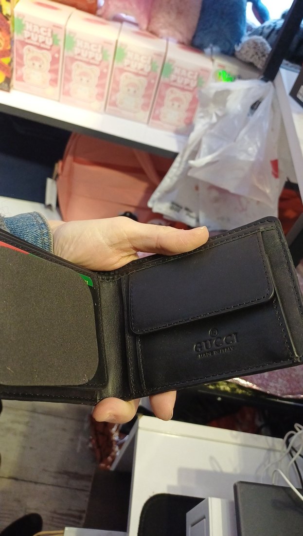 Siyah Desenli Erkek Cüzdanı - Görsel 2