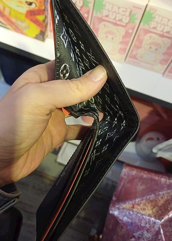 Gri Kareli Erkek Cüzdanı - Görsel 3