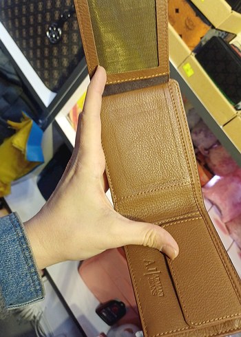 Emporio Armani Baskılı Siyah Erkek Cüzdan - Görsel 2