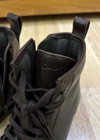 Kahverengi Deri camper kadın bot 37 numara - Görsel 6