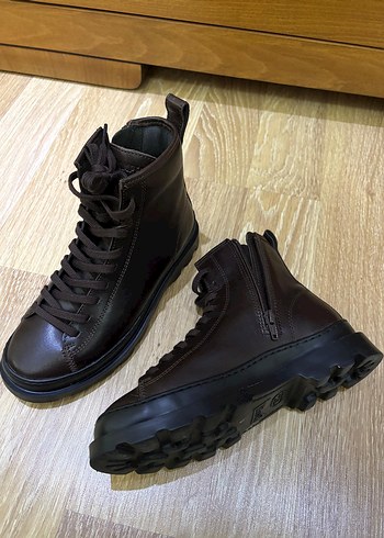 Kahverengi Deri camper kadın bot 37 numara - Görsel 7