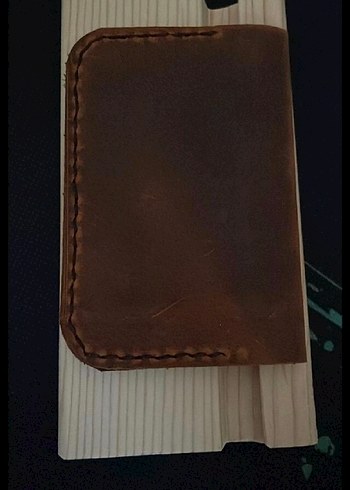 Kahverengi Cüzdan hakiki deri kartlık - Görsel 3