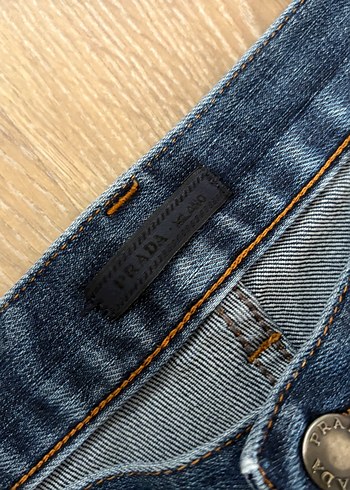 Prada Lacivert Denim Jean
