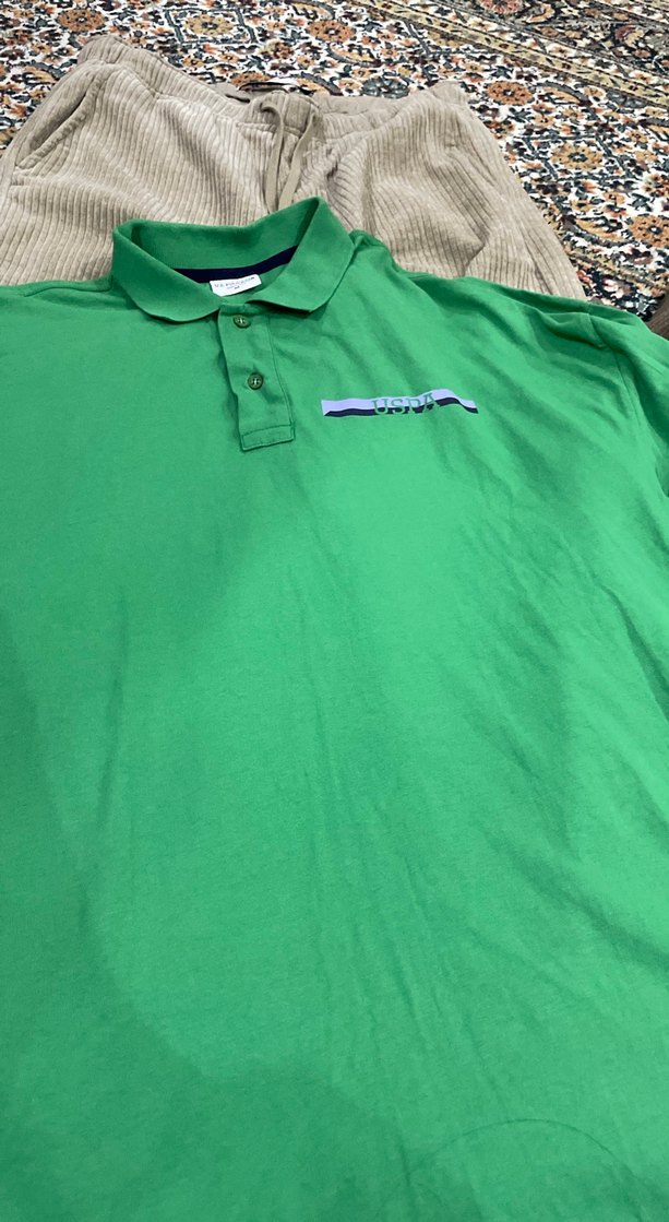 Erkek Yeşil Polo Yaka Tişört - Görsel 2