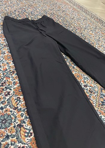 Siyah erkek Rahat Kesim Kumaş Pantolon - Görsel 4