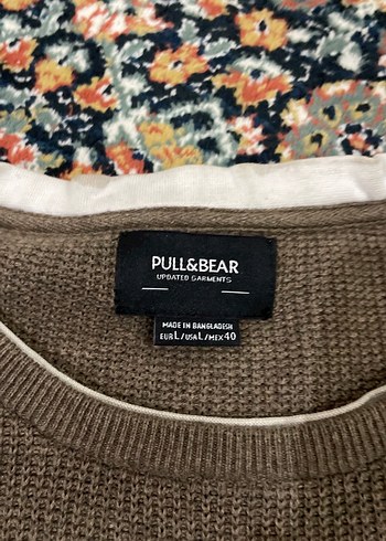 Erkek Kahverengi Triko Yuvarlak Yaka Kazak - Görsel 3