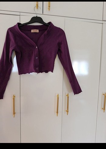 Düğmeli Mavi Kadın Kot Ceket - Görsel 5