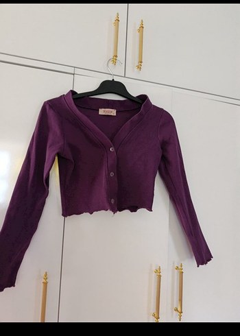 Düğmeli Mavi Kadın Kot Ceket - Görsel 4