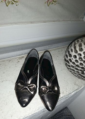 Tokalı Gri  Kadın Ayakkabı - Görsel 2