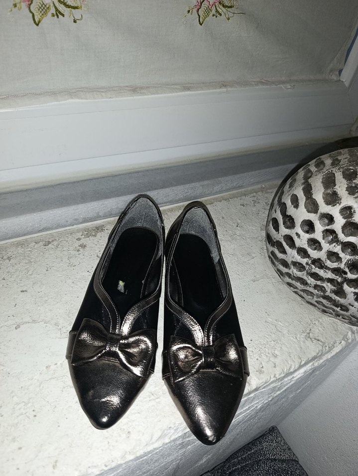 Tokalı Gri  Kadın Ayakkabı - Görsel 2