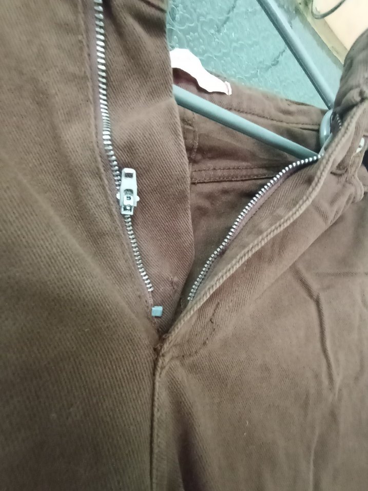 Kahverengi Süet Kemerli Kadın Pantolon - Görsel 4