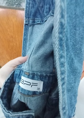 Mavi Kot Askılı Midi Tulum - Görsel 4