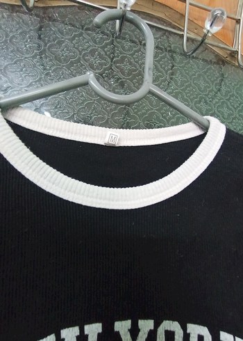 Kız  Siyah Baskılı Tişört - Görsel 2