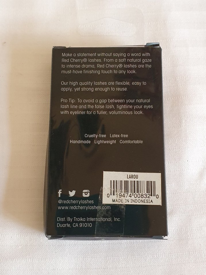 Red Cherry Siyah Takma Kirpik - Görsel 2