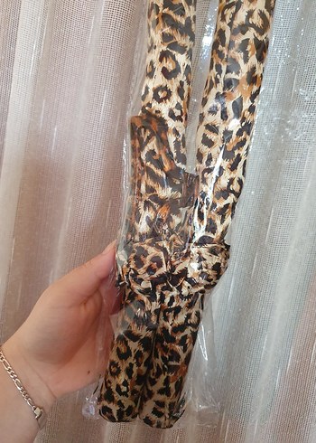 Isısız Saç Bukle Bandı  Leopar Desen - Görsel 2