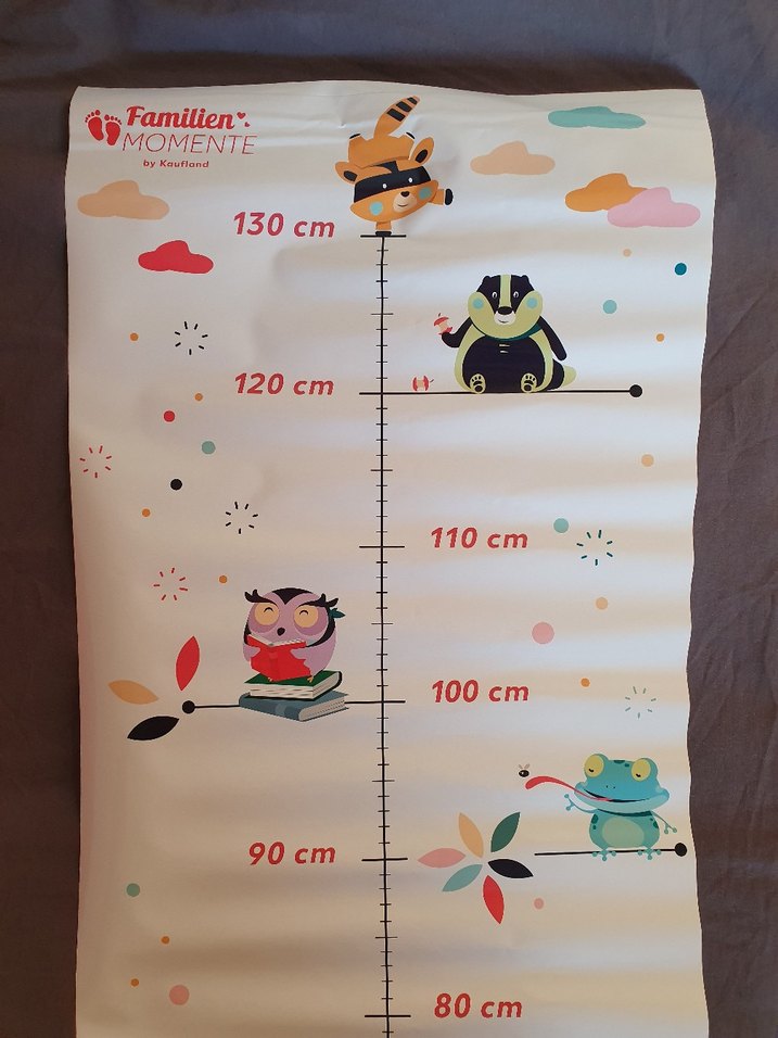 Çocuk Boy Ölçer  Yapışkan Poster (50130 cm) - Görsel 2