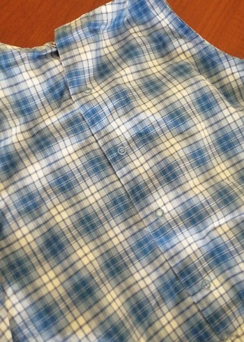 Nakışlı Sarı Bebek Havlusu ve Mavi Ekose Tulum - Görsel 5