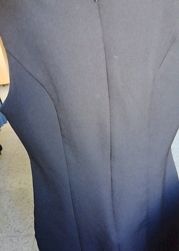 Siyah Mini Halter Yaka Elbise - Görsel 5