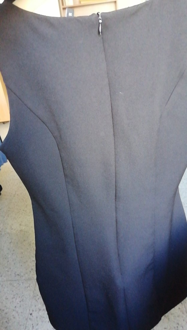 Siyah Mini Halter Yaka Elbise - Görsel 5