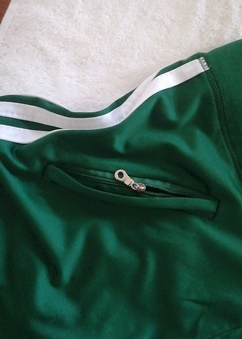 Yeşil Adidas Kız Kapri Eşofman Altı - Görsel 4