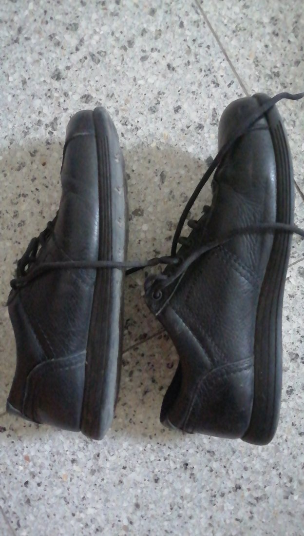 Siyah Erkek deri Ayakkabı Bağcıklı - Görsel 4