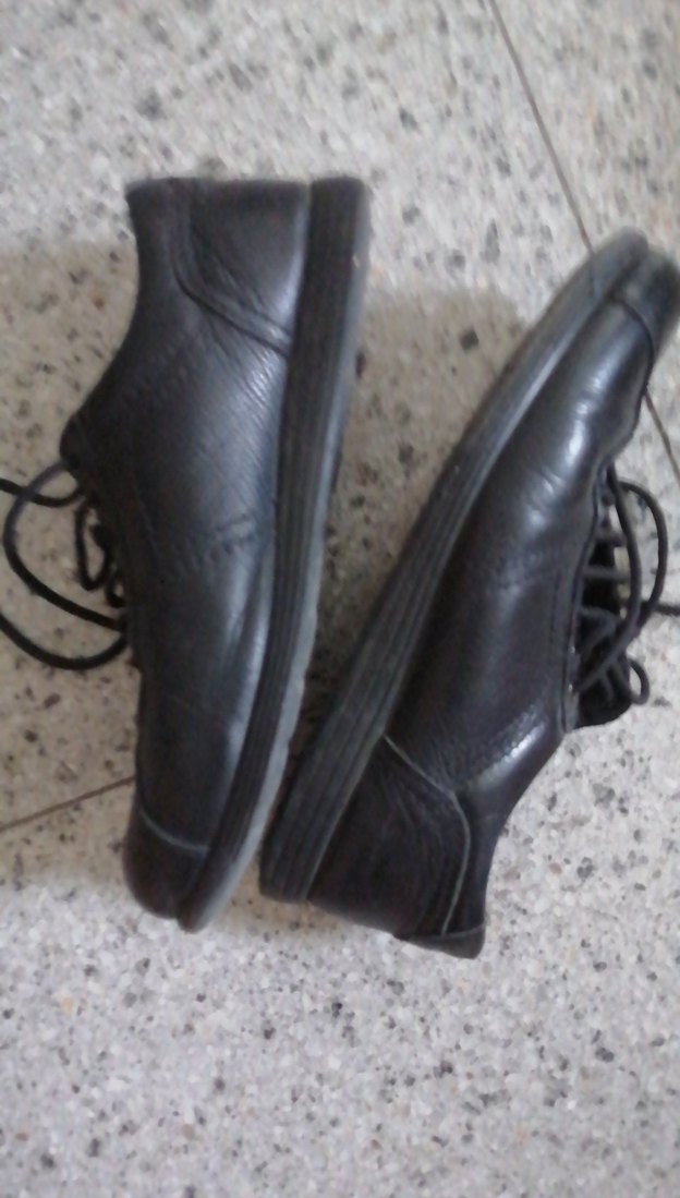 Siyah Erkek deri Ayakkabı Bağcıklı - Görsel 5