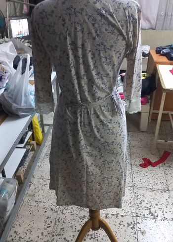 Bohem Uzun Kollu Midi Kadın Sabahlık - Görsel 7