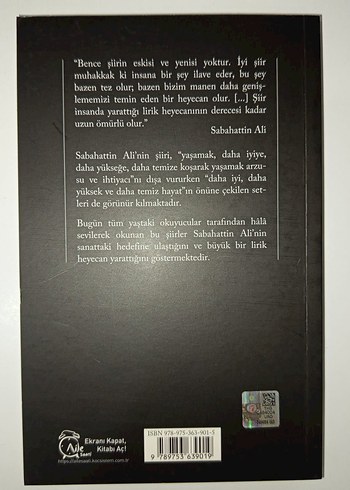 Sabahattin Ali - Bütün Şiirleri