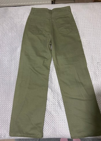 Koton Wide Leg Haki Pantolon - Görsel 2