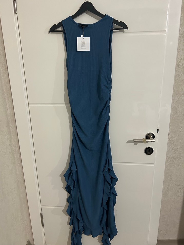 Eyyo Atelier Mavi elbise - Görsel 3