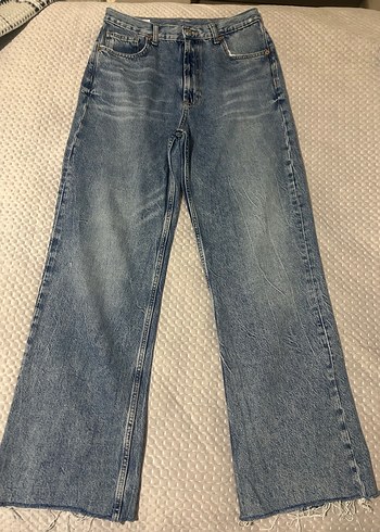 Zara TRF yüksek bel wide leg jean - Görsel 2