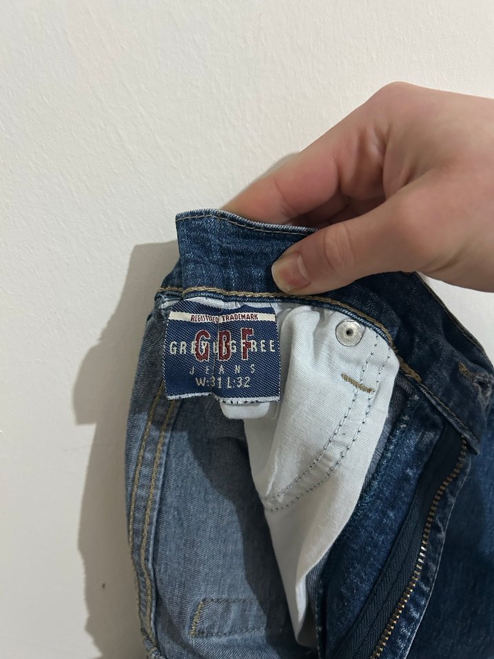 Mavi Mini Denim/Kot Şort Xs s beden - Görsel 5