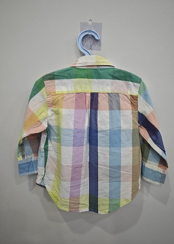 Erkek Çocuk Pamuklu Uzun Kollu Gömlek - Görsel 2