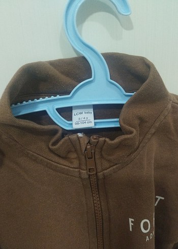 Kahverengi Fermuarlı Erkek Sweatshirt - Görsel 2