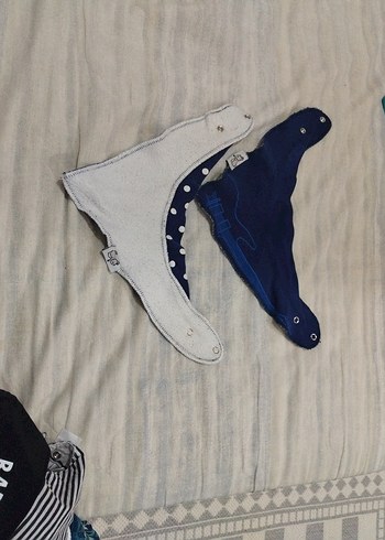 Lacivert Puantiyeli Bebek Önlüğü - Görsel 4