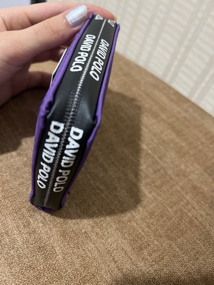 Mor Fermuarlı Kadın Cüzdanı - David Polo - Görsel 2